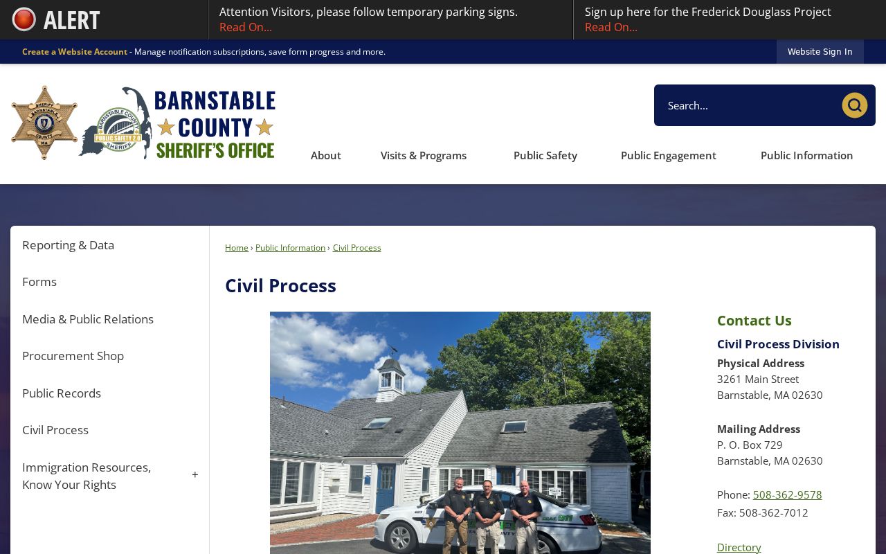 Barnstable County municipal warrant page and the Sheriff Civil Process capias service route for civil judgments